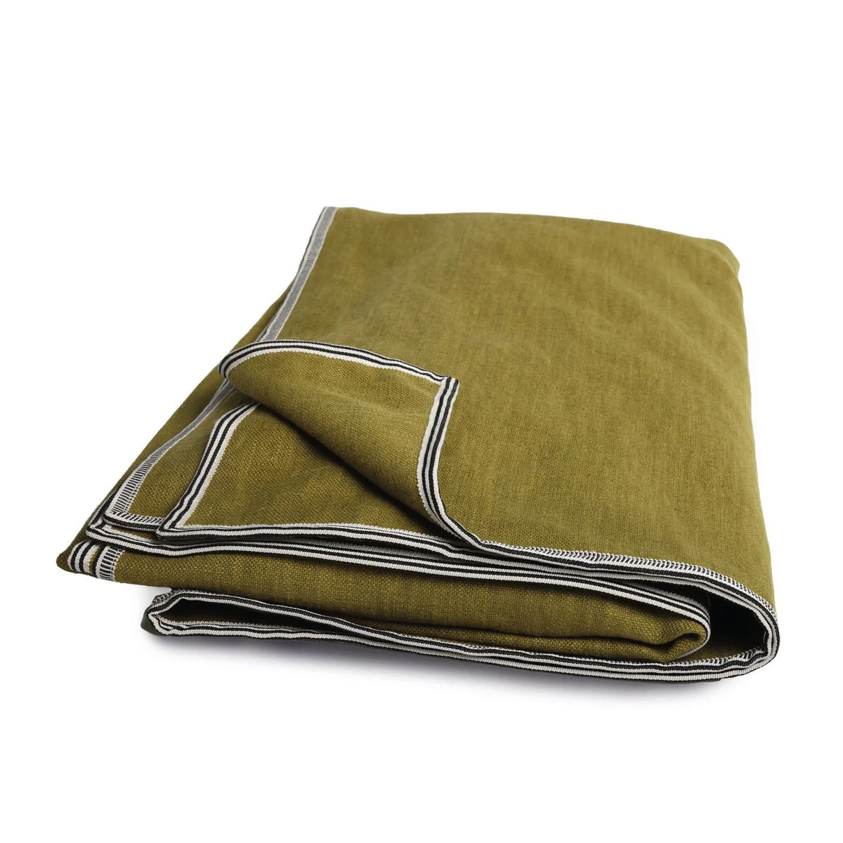 Casamance Guethary throw — Olive