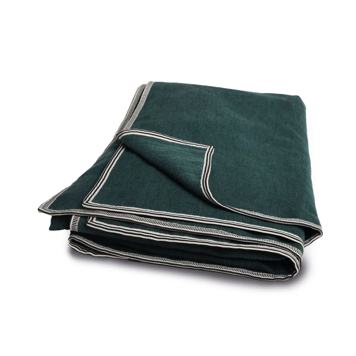 Casamance Guethary throw — Bleu Canard