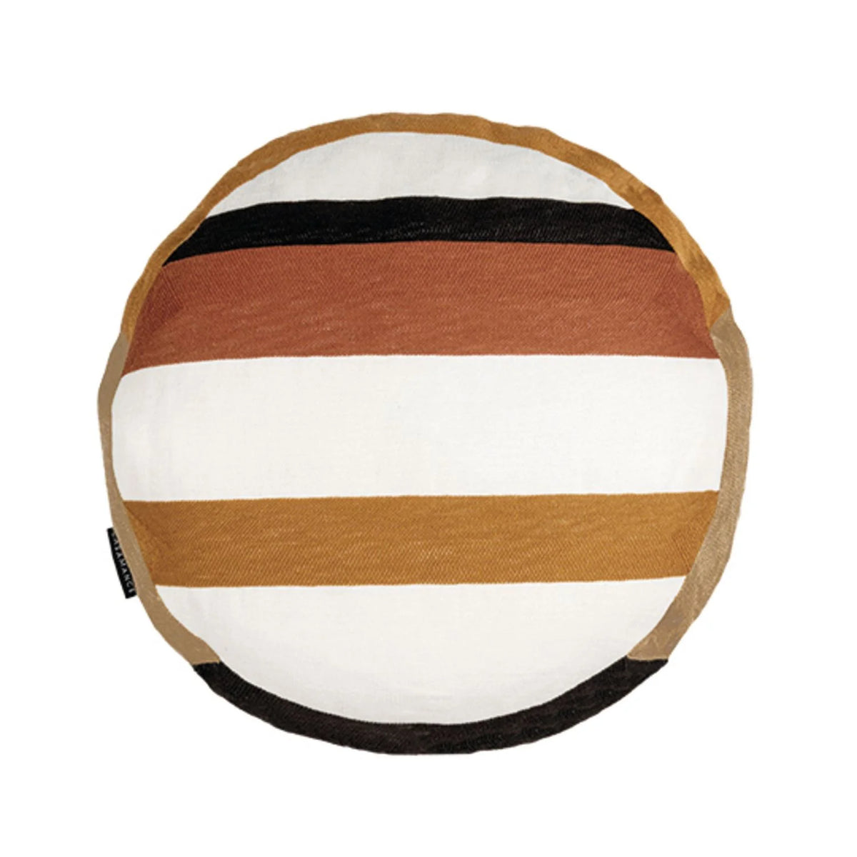 Casamance Halo cushion cover — Cuivre Noir