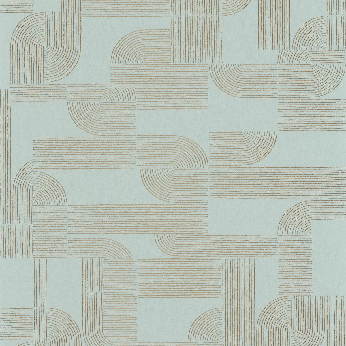 Casamance Hector wallpaper — Opaline/Doré