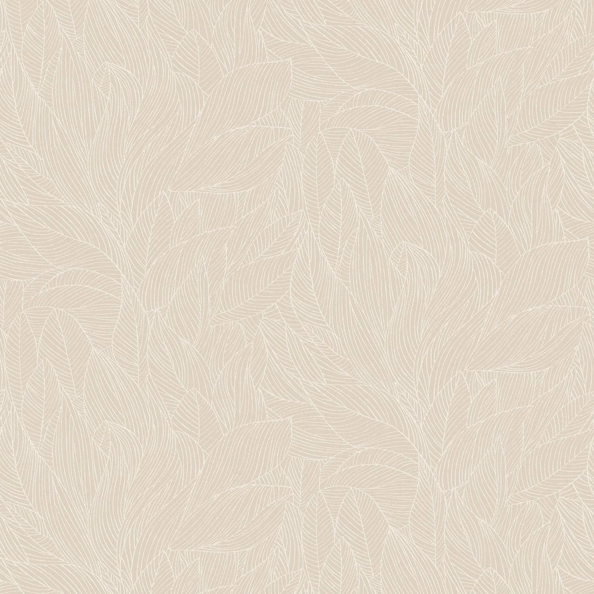 Casamance Hosta wallpaper — Marron Glacé/Nacré