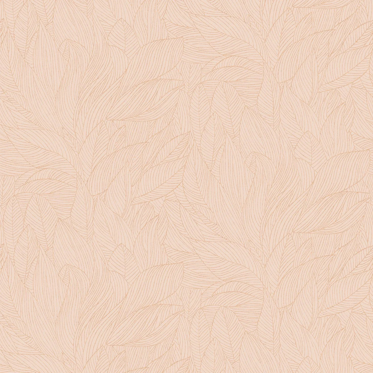 Casamance Hosta wallpaper — Rose Poudré/Doré