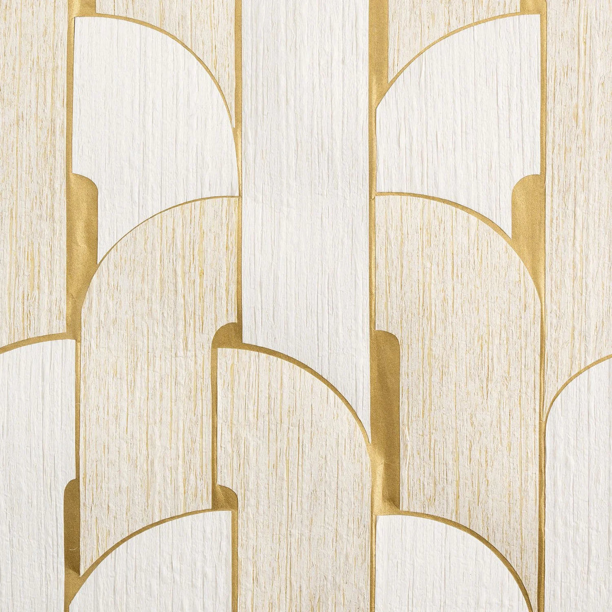 Casamance Ikopa wallcovering — Blanc Doré