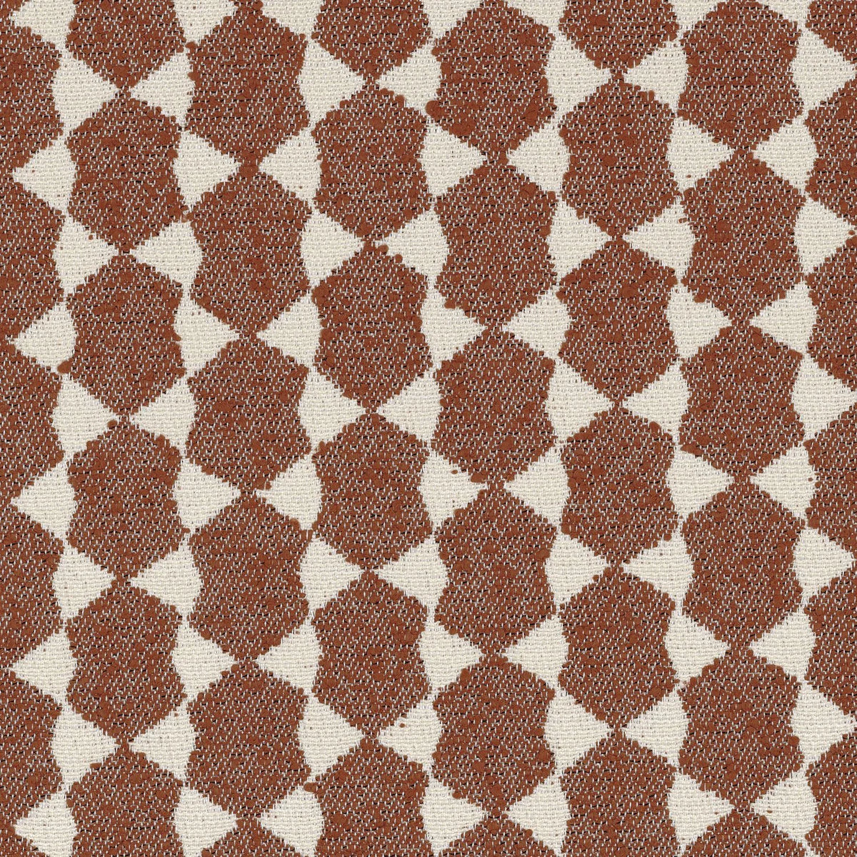 Casamance Ilha fabric — Terracotta Foncé