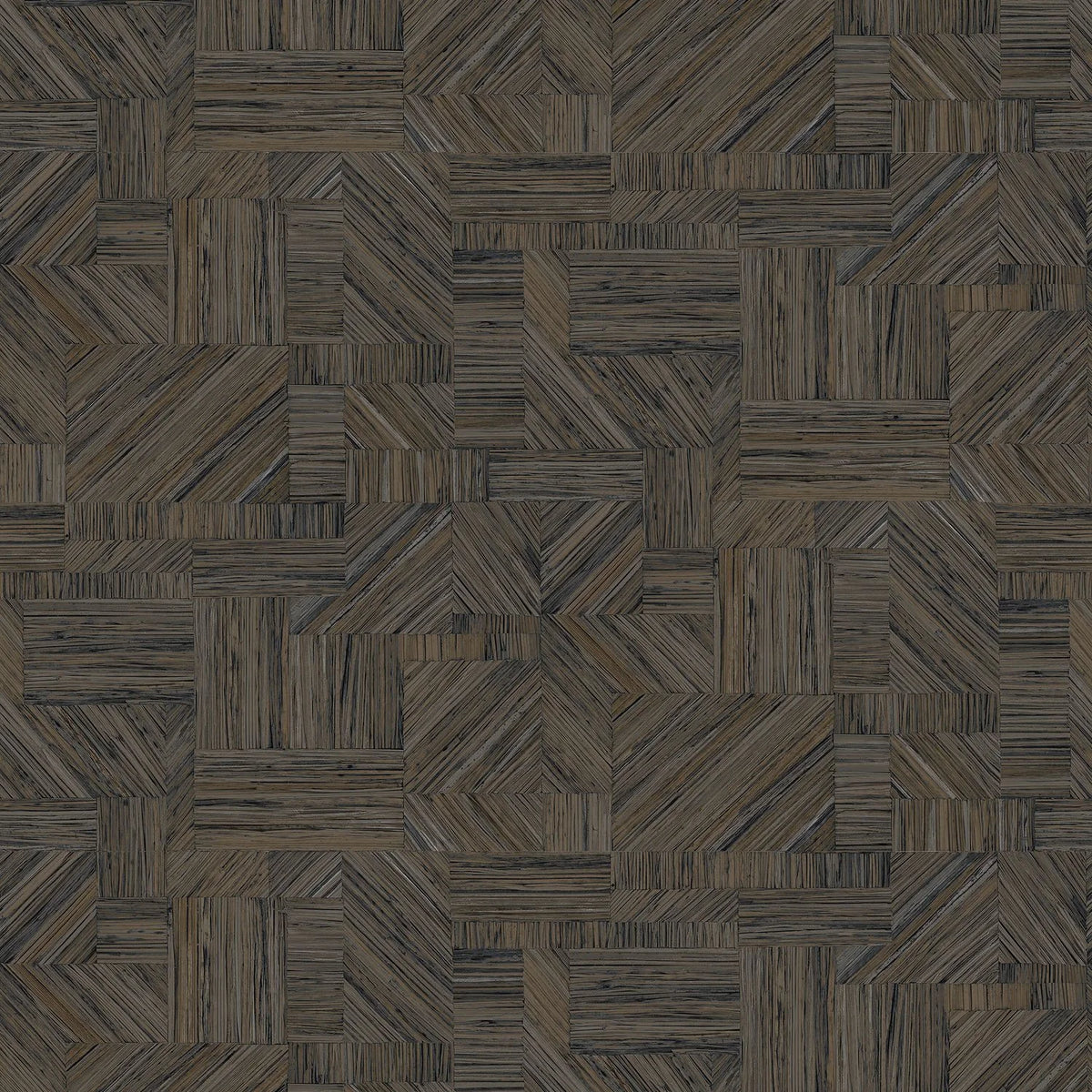 Casamance Imbrication wallpaper — Ébène