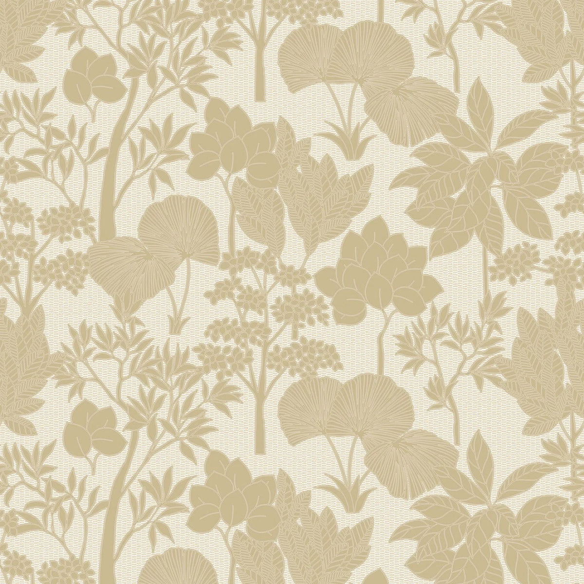 Casamance Inara wallpaper — Amande/Doré