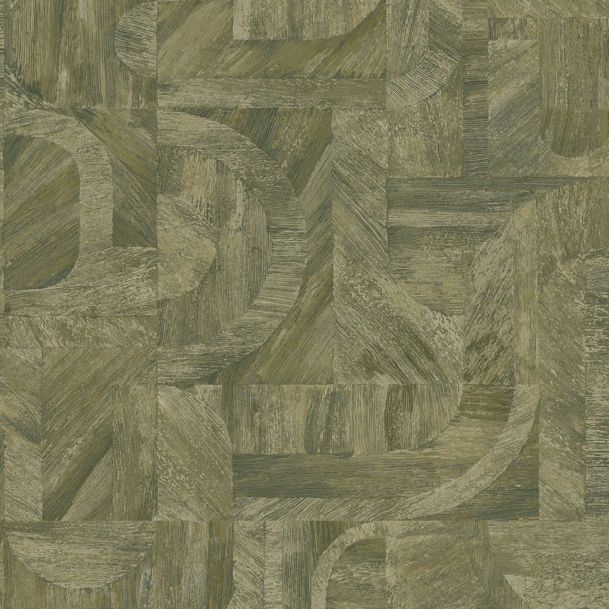 Casamance Intarsia wallpaper — Kaki