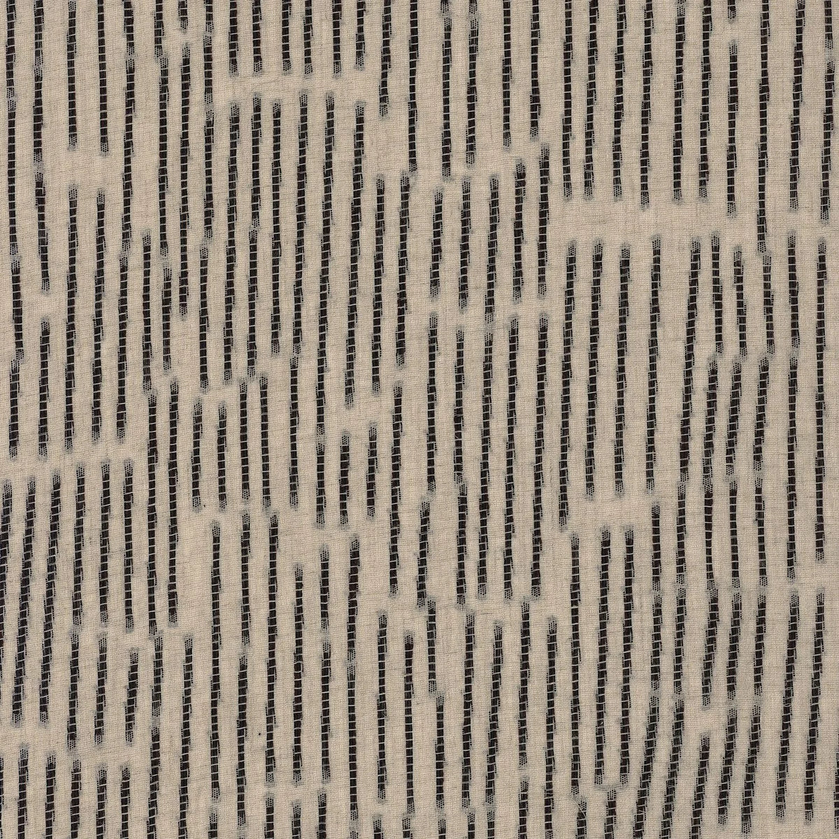 Casamance Interaction fabric — Noir