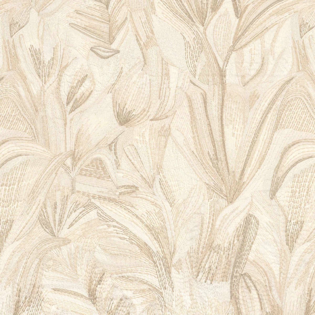 Casamance Iridis fabric — Beige Poudré