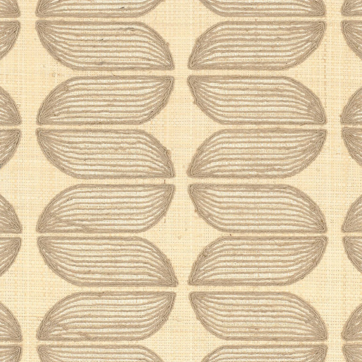 Casamance Isola wallcovering — Naturel Foncé