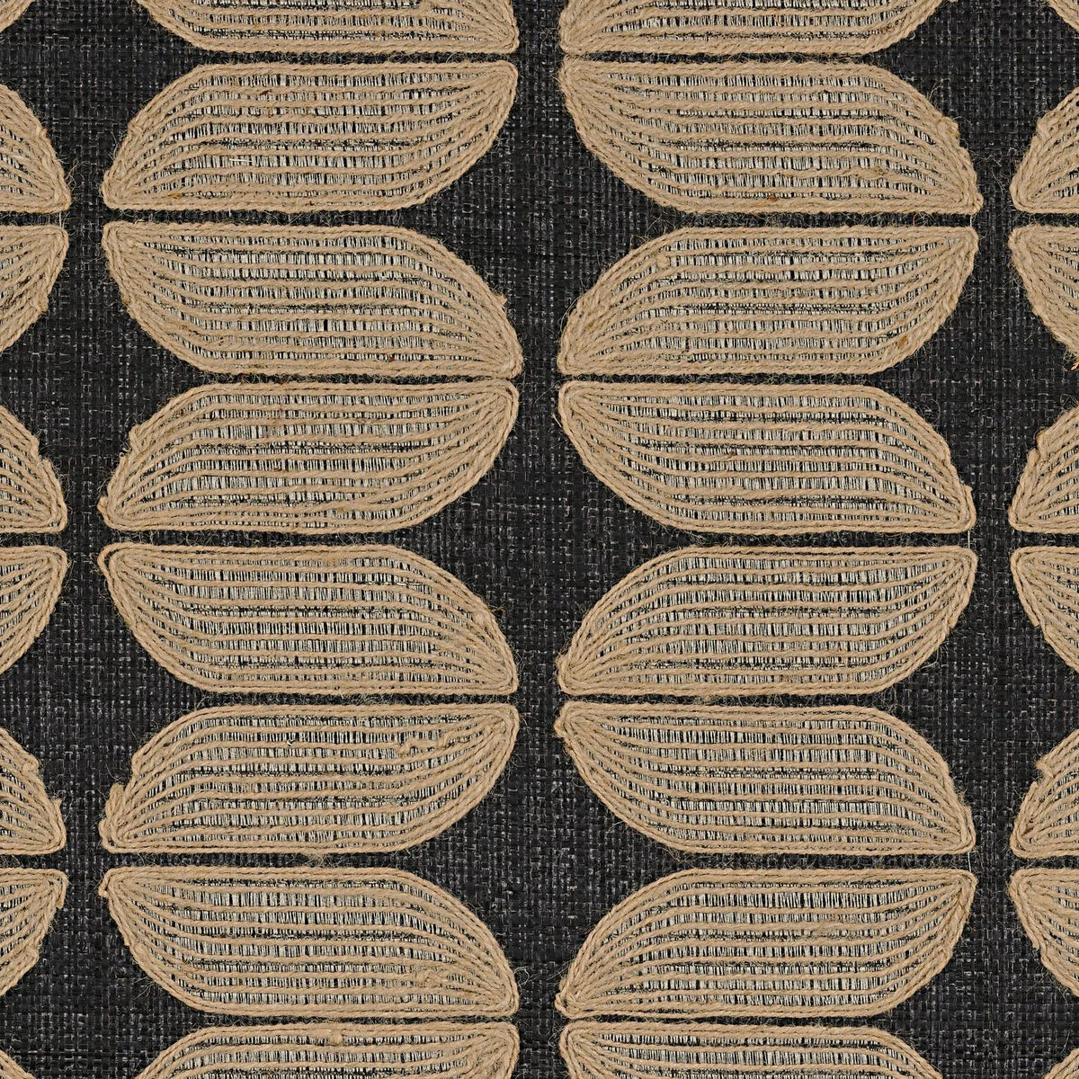 Casamance Isola wallcovering — Carbone Naturel