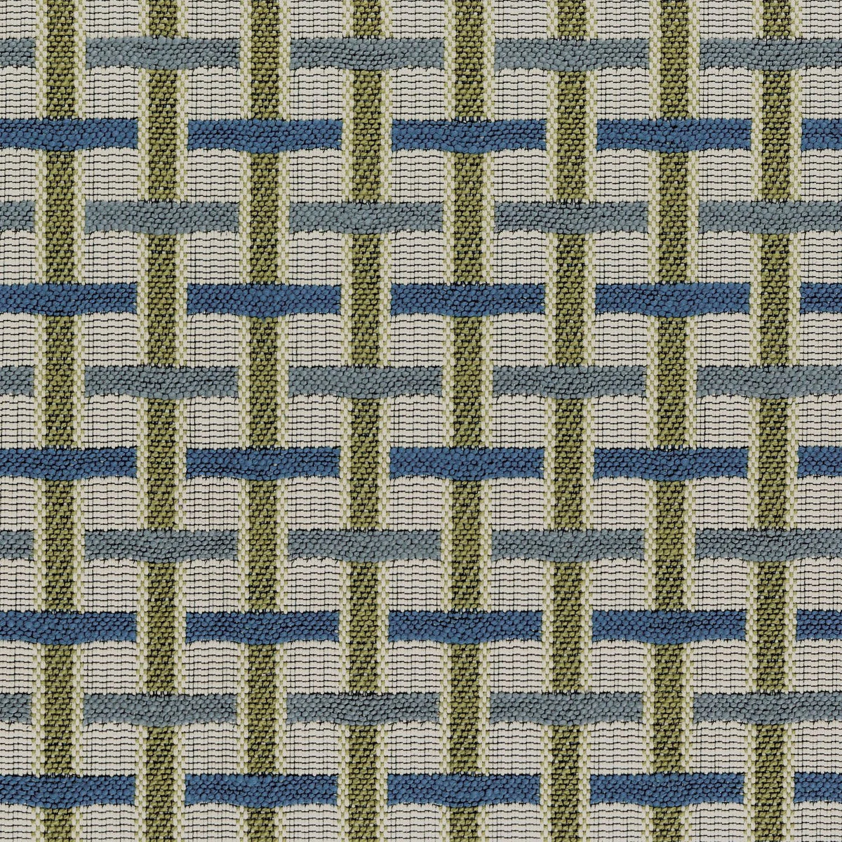 Casamance Ivy fabric — Bleu