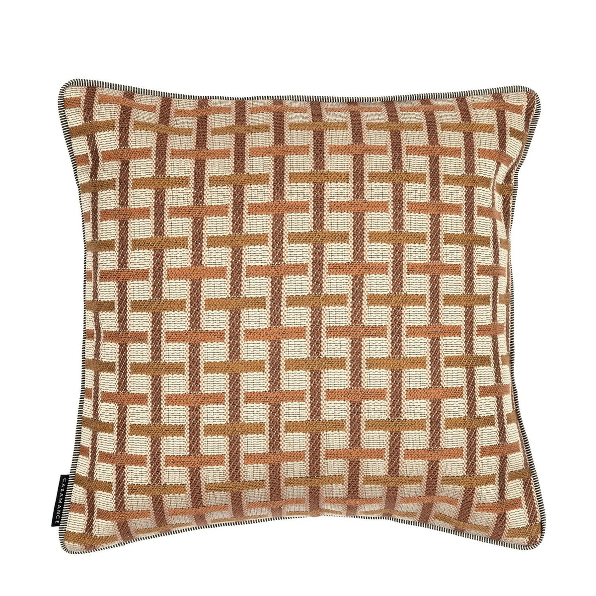 Casamance Ivy cushion cover — Orange