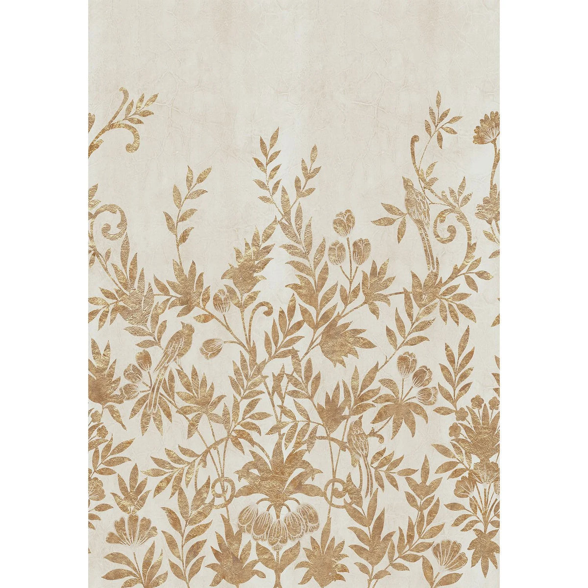 Casamance Jardin De Diane wallpanel — Ivoire/Doré