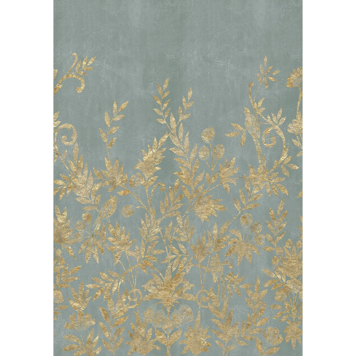 Casamance Jardin De Diane wallpanel — Lichen/Doré