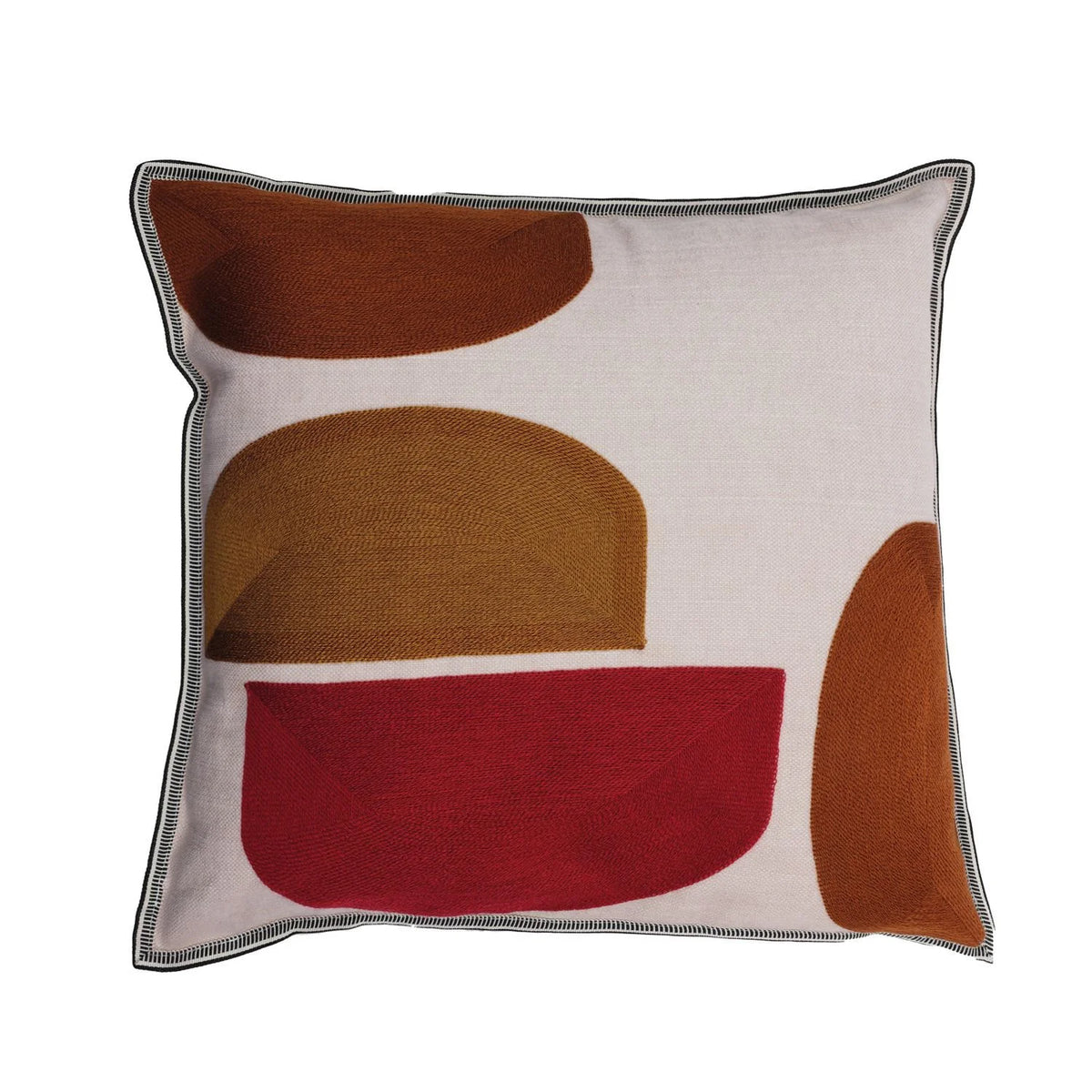 Casamance Jojoba cushion cover — Naturel Grenat