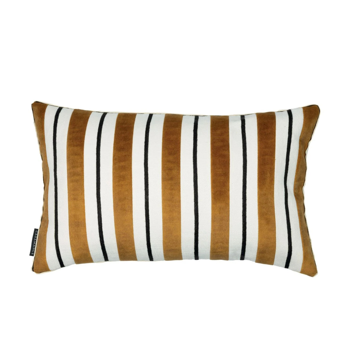Casamance Joshua cushion cover — Camel Nacre