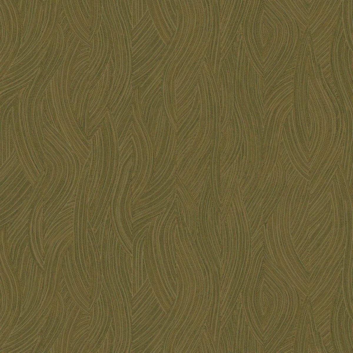 Casamance Kashmir wallpaper — Kaki/Doré