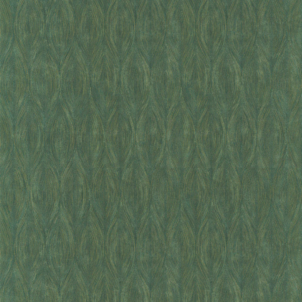 Casamance Keramos wallpaper — Cyprès/Doré
