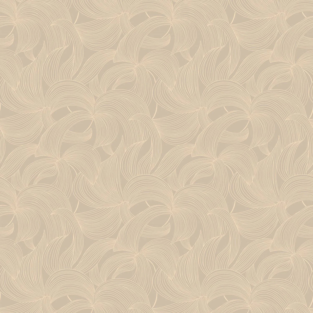 Casamance Leontine wallpaper — Marron Glacé/Nacré