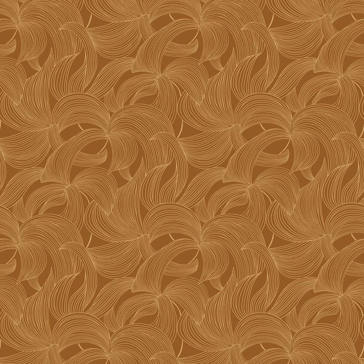 Casamance Leontine wallpaper — Ambre/Doré