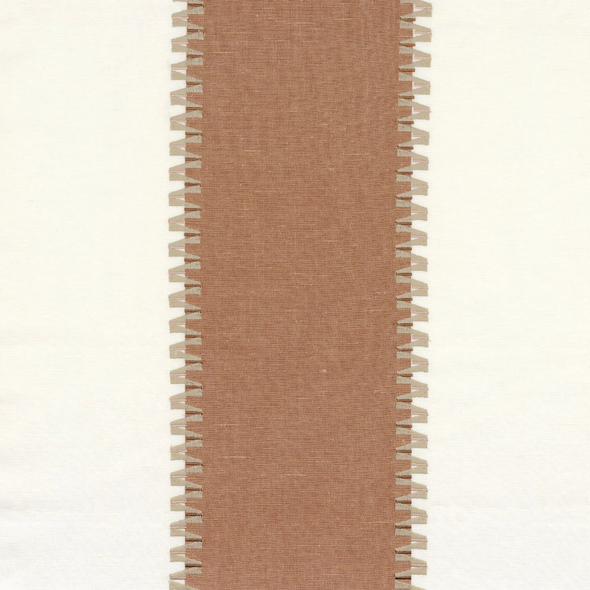 Casamance Lily fabric — Orange Terreux
