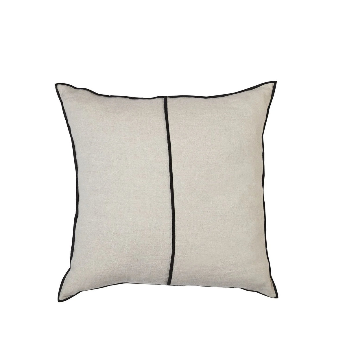 Casamance Linen cushion cover — Craie