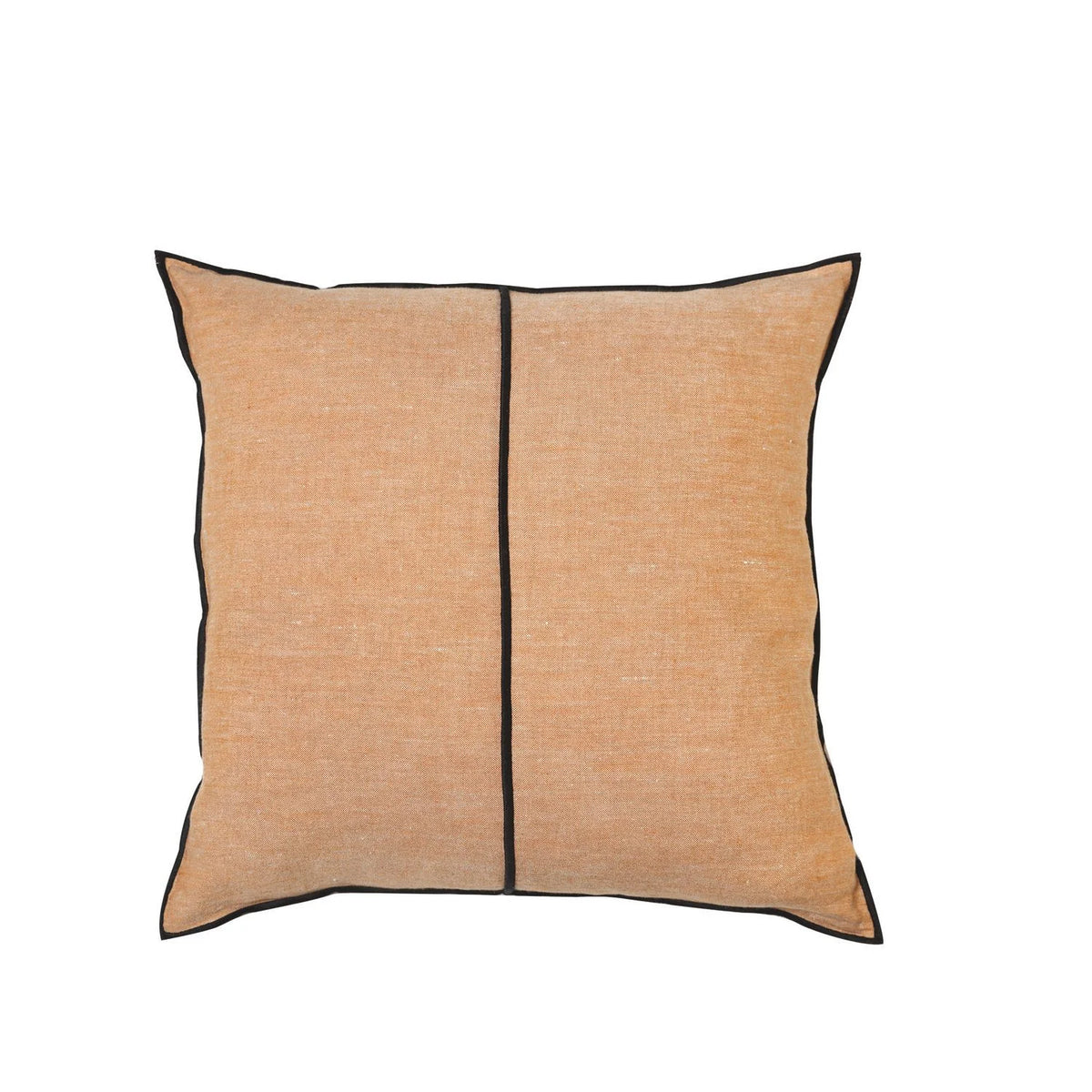 Casamance Linen cushion cover — Sepia