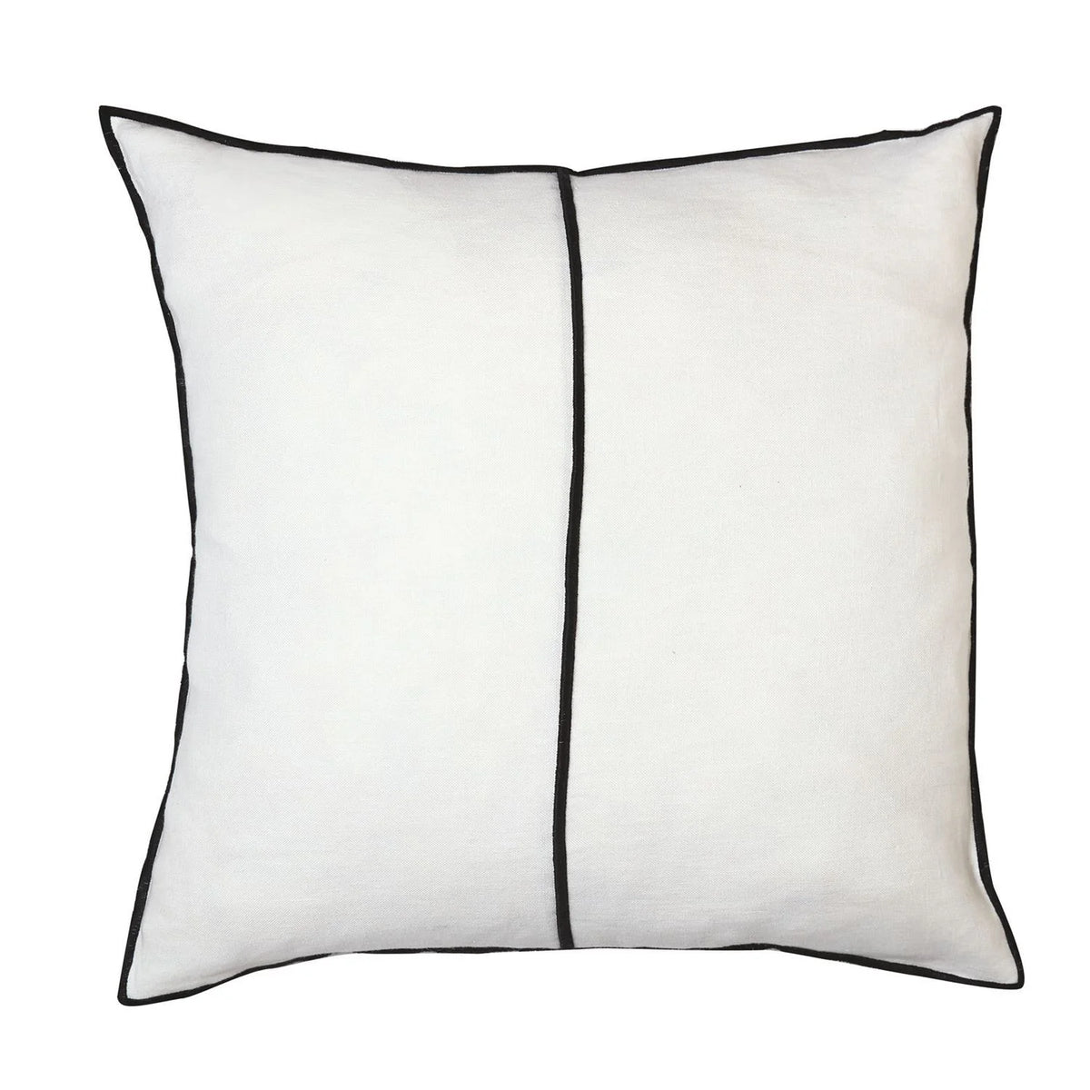 Casamance Linen cushion cover — Blanc Petale
