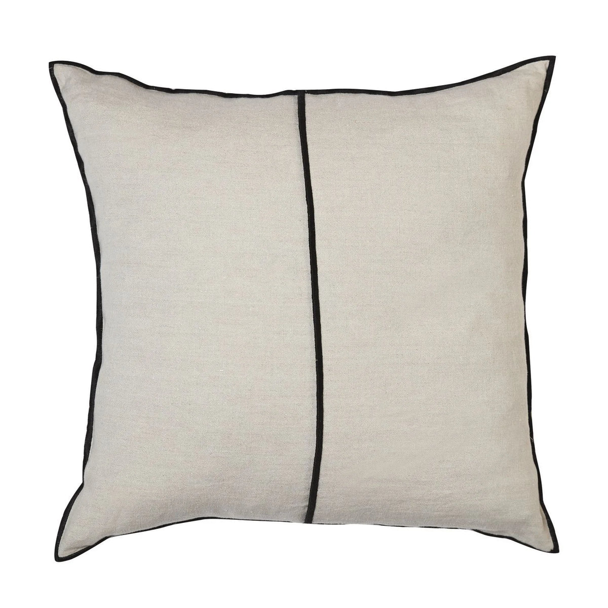 Casamance Linen cushion cover — Craie
