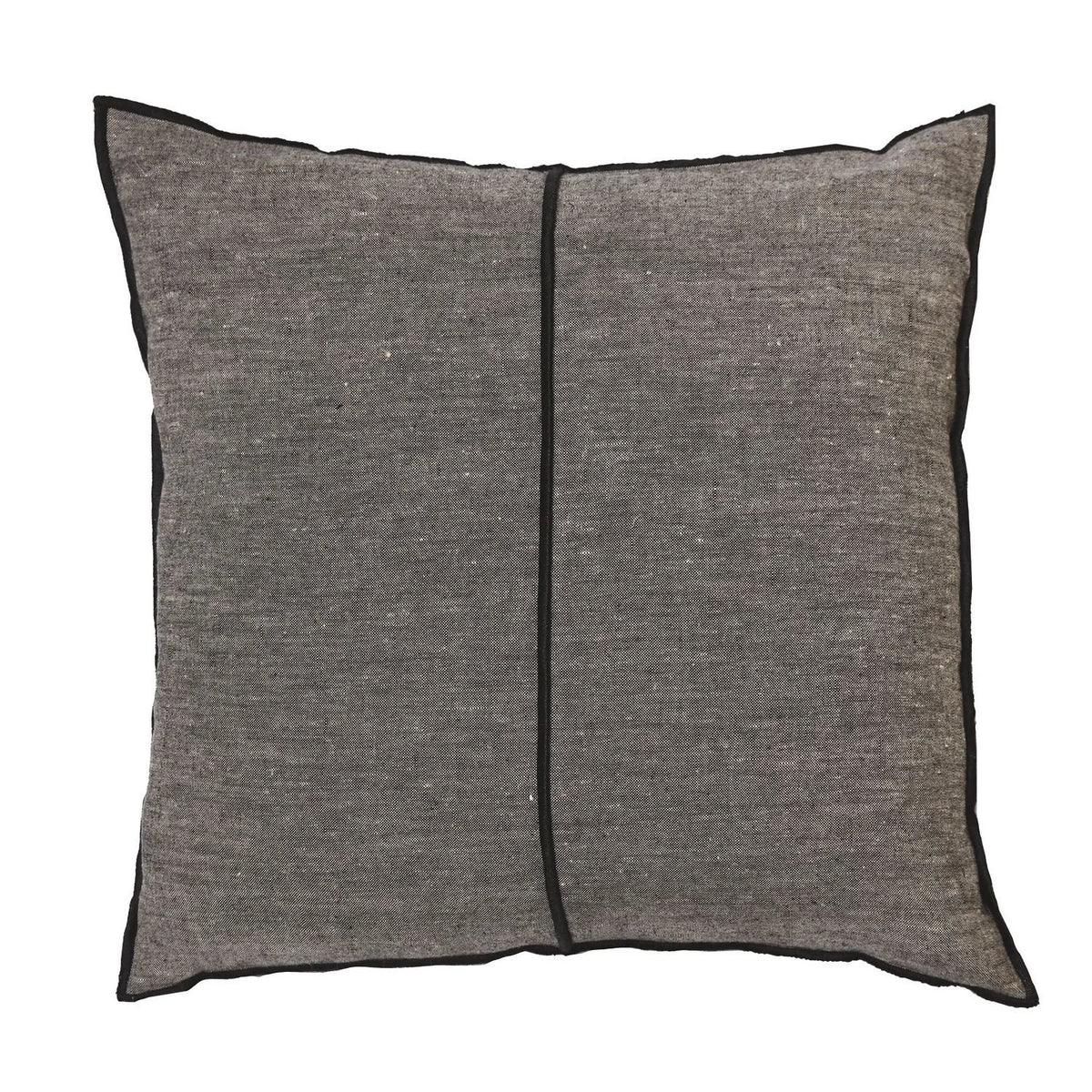 Casamance Linen cushion cover — Noir De Lune Beige