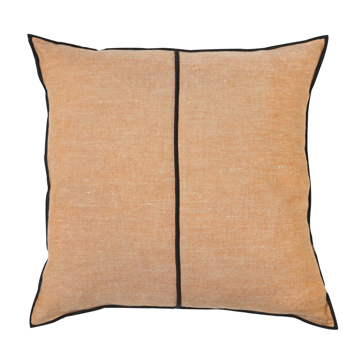 Casamance Linen cushion cover — Sepia