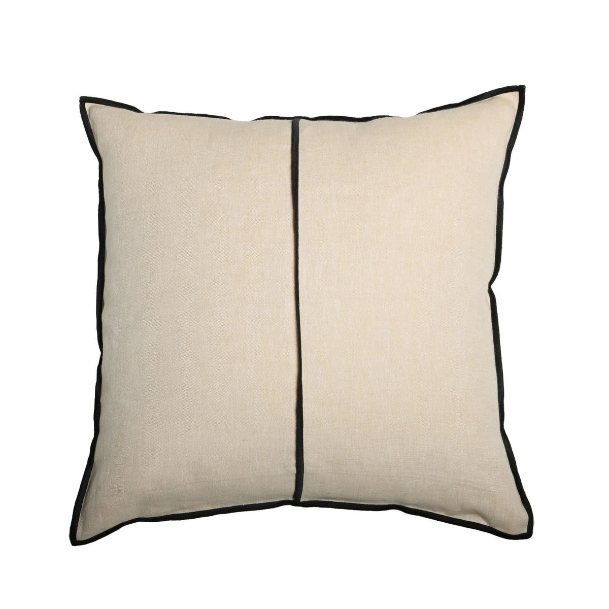 Casamance Linen cushion cover — Sable