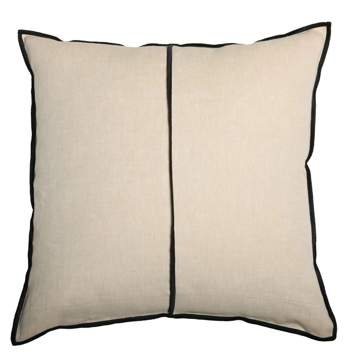 Casamance Linen cushion cover — Sable