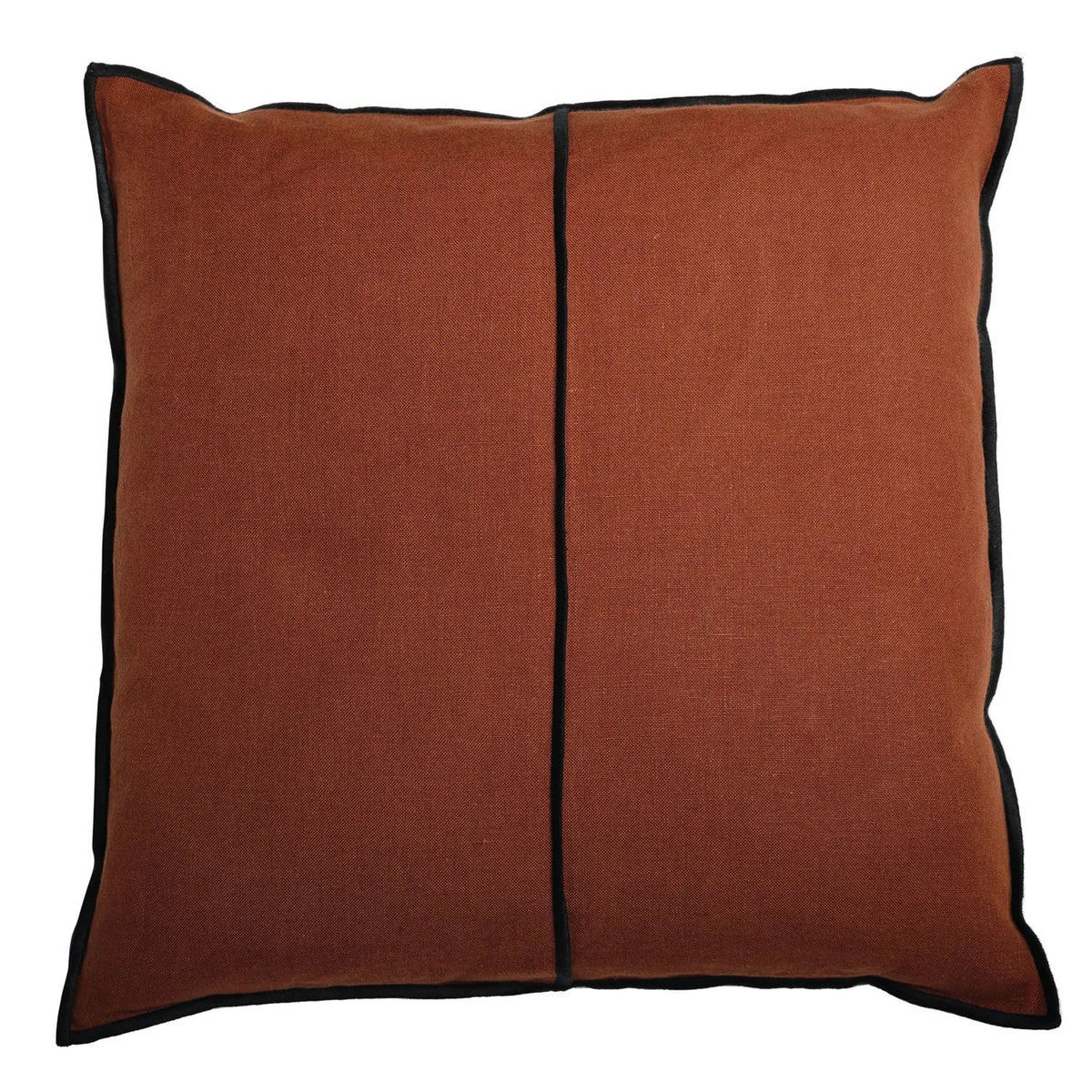 Casamance Linen cushion cover — Rouille