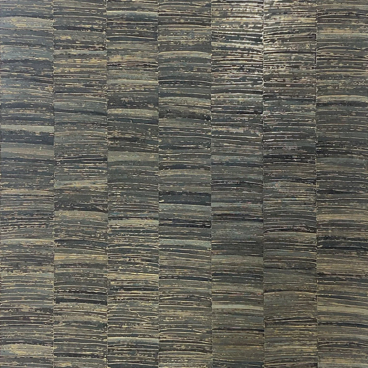 Casamance Lirio wallpaper — Anthracite/Doré