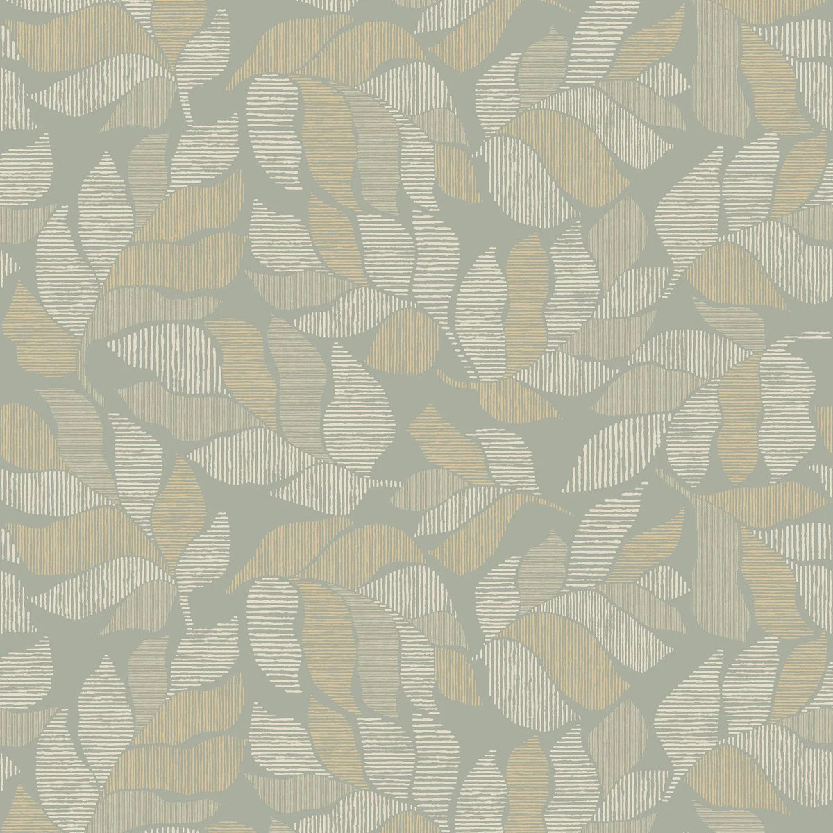 Casamance Lontara wallpaper — Vert