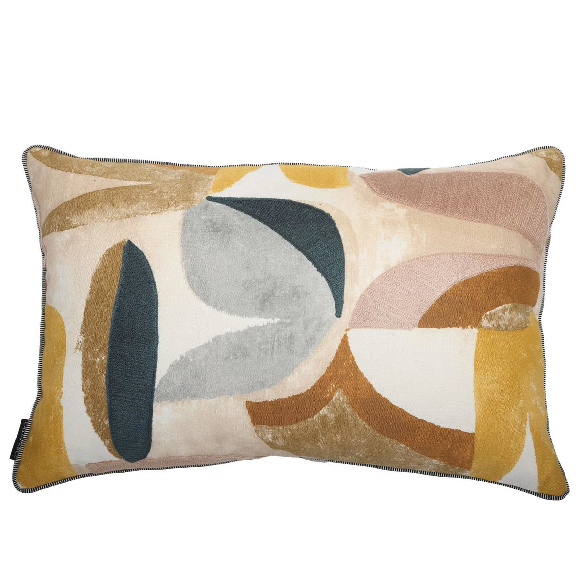 Casamance Lovesong cushion cover — Orage Rose Poudre