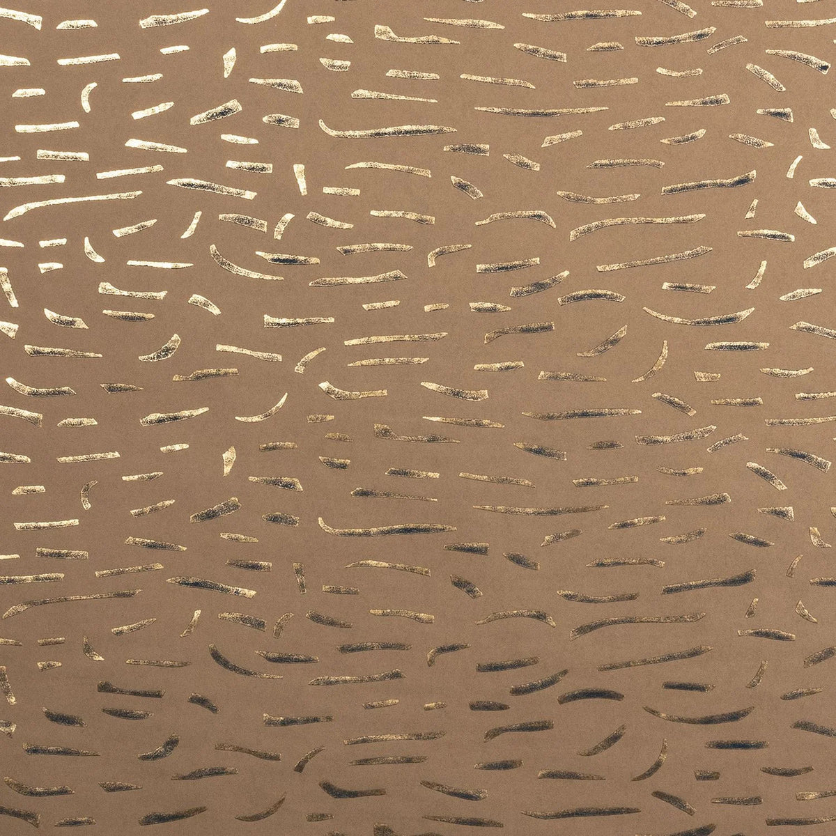 Casamance Luméis wallcovering — Terre De Sienne Bronze