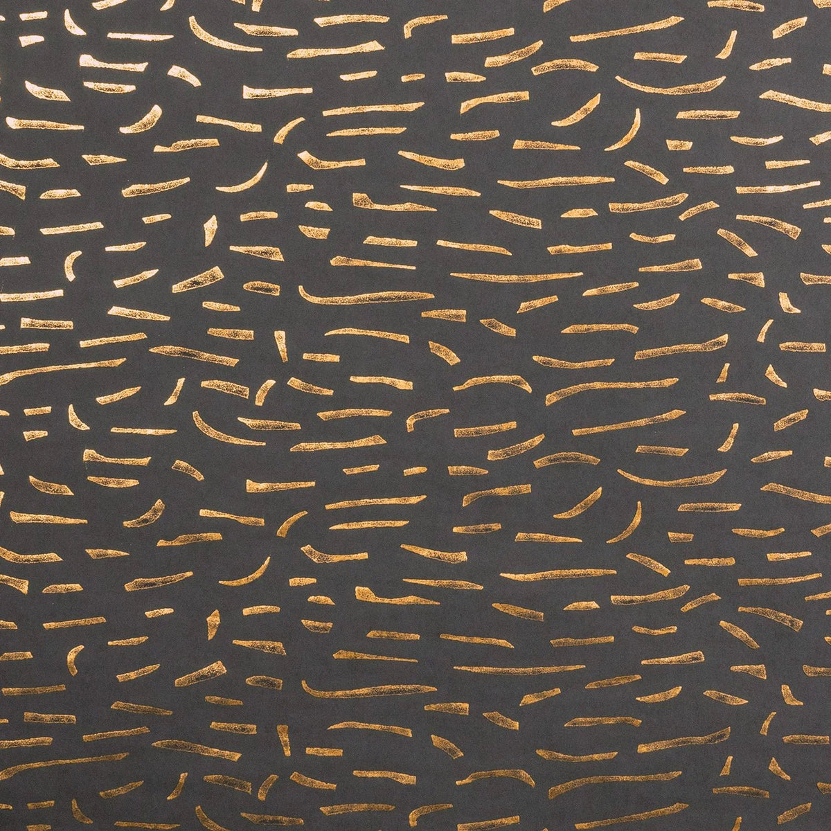 Casamance Luméis wallcovering — Noir De Lune Bronze
