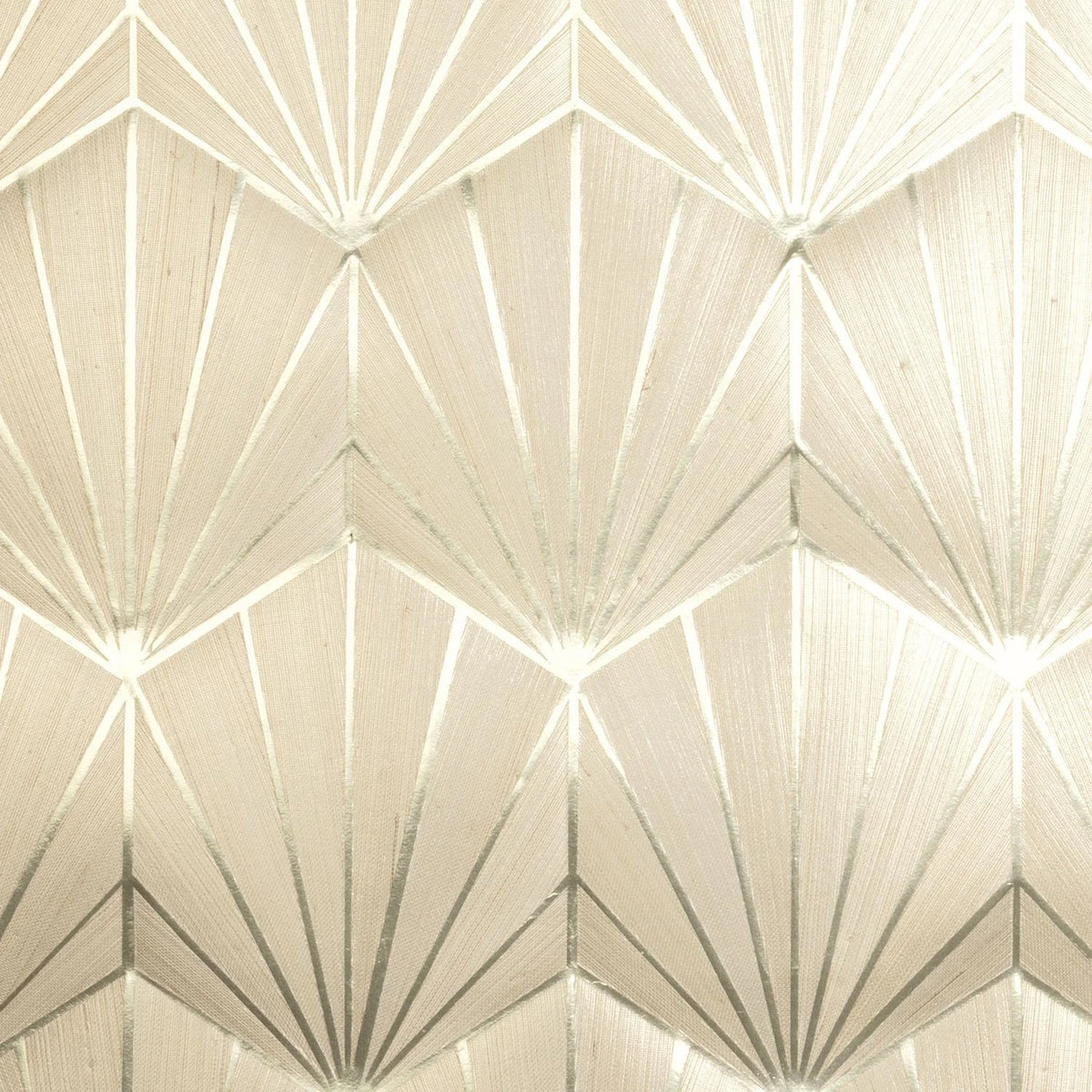 Casamance Majesté wallcovering — Beige Sable Or