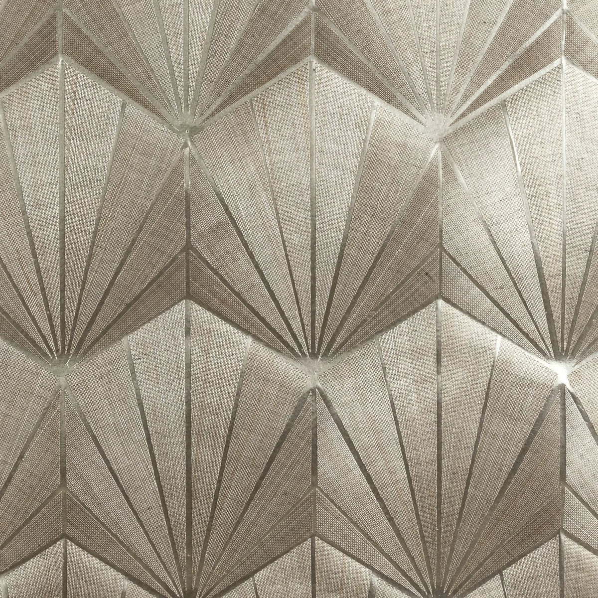 Casamance Majesté wallcovering — Noir De Lune Platine
