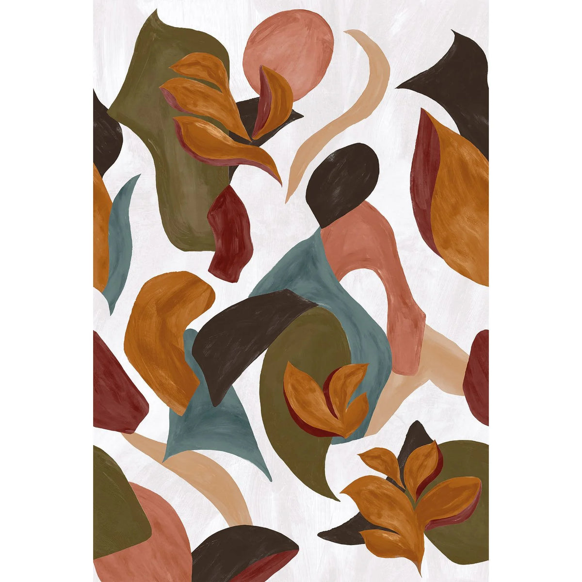 Casamance Mambo wallpanel — Blanc/Multico