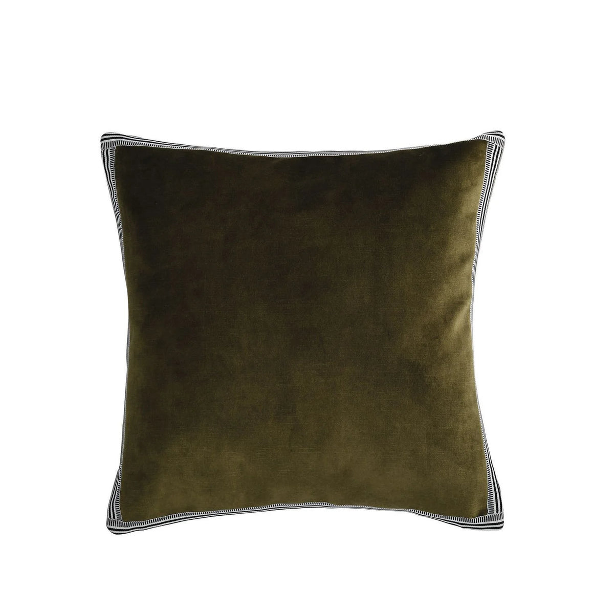 Casamance Manade cushion cover — Vert Olive