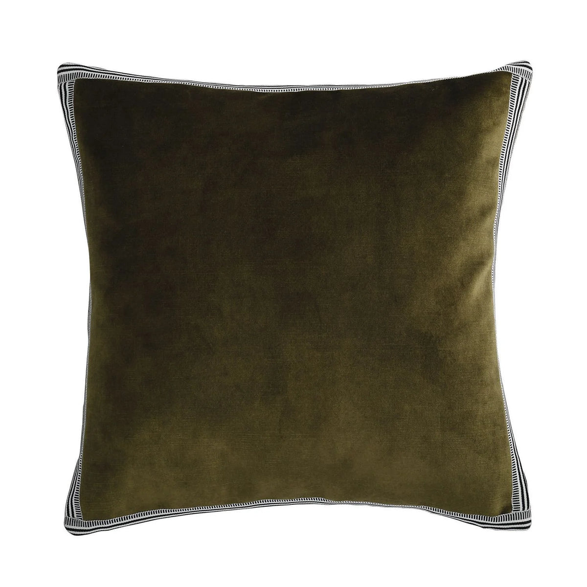 Casamance Manade cushion cover — Vert Olive