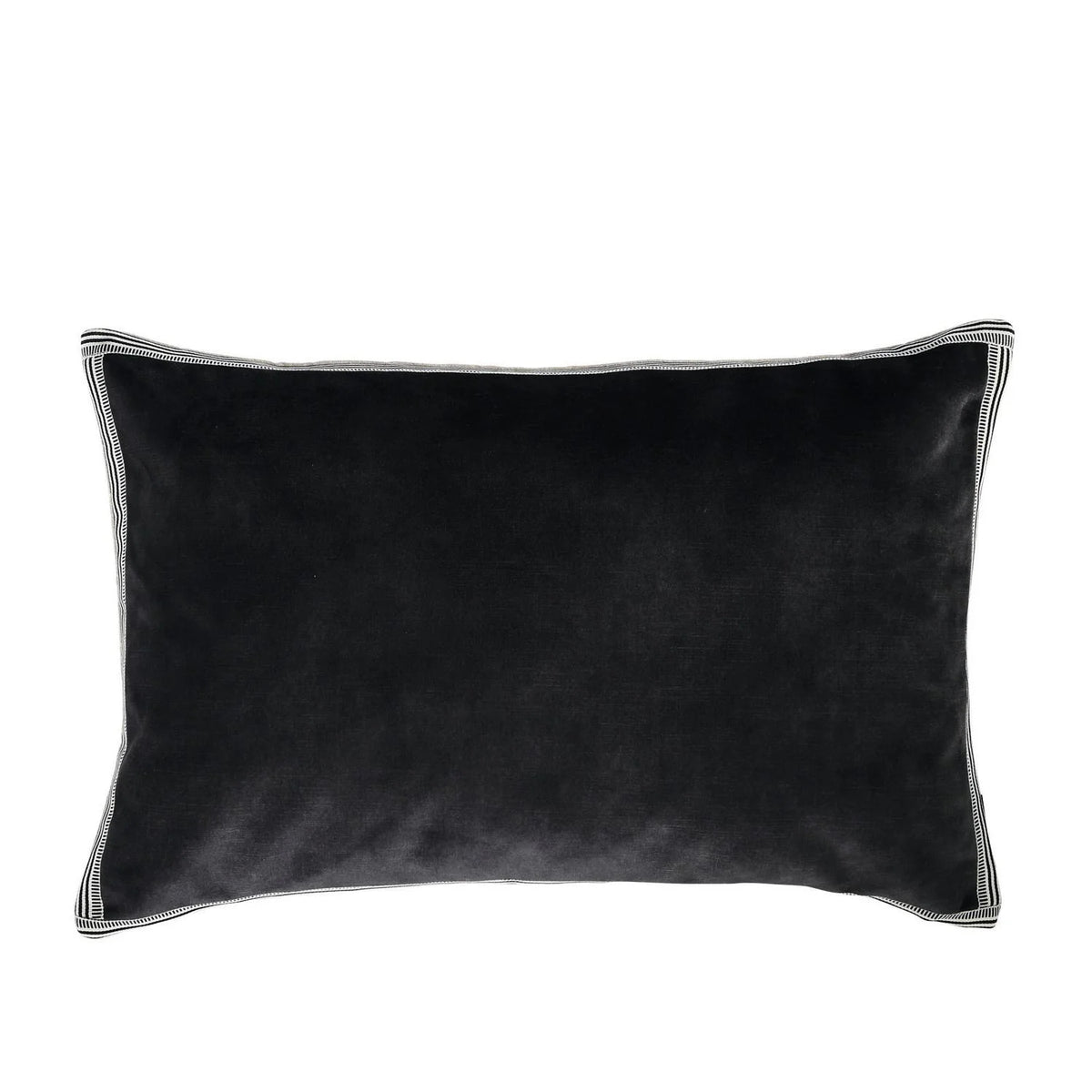Casamance Manade cushion cover — Anthracite