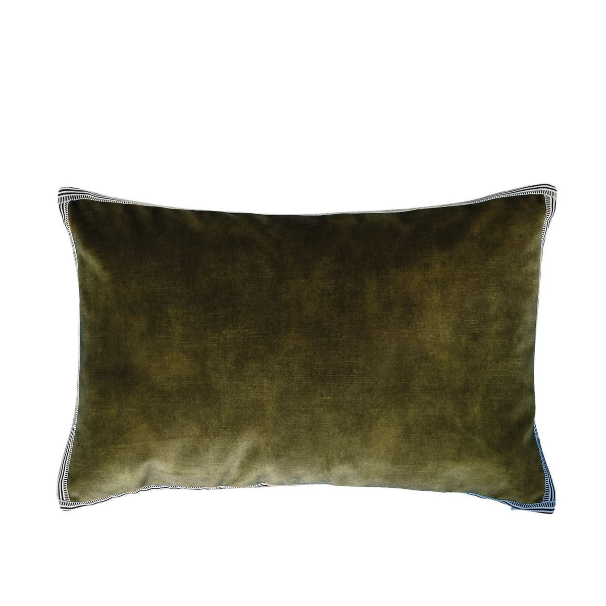 Casamance Manade cushion cover — Vert Olive