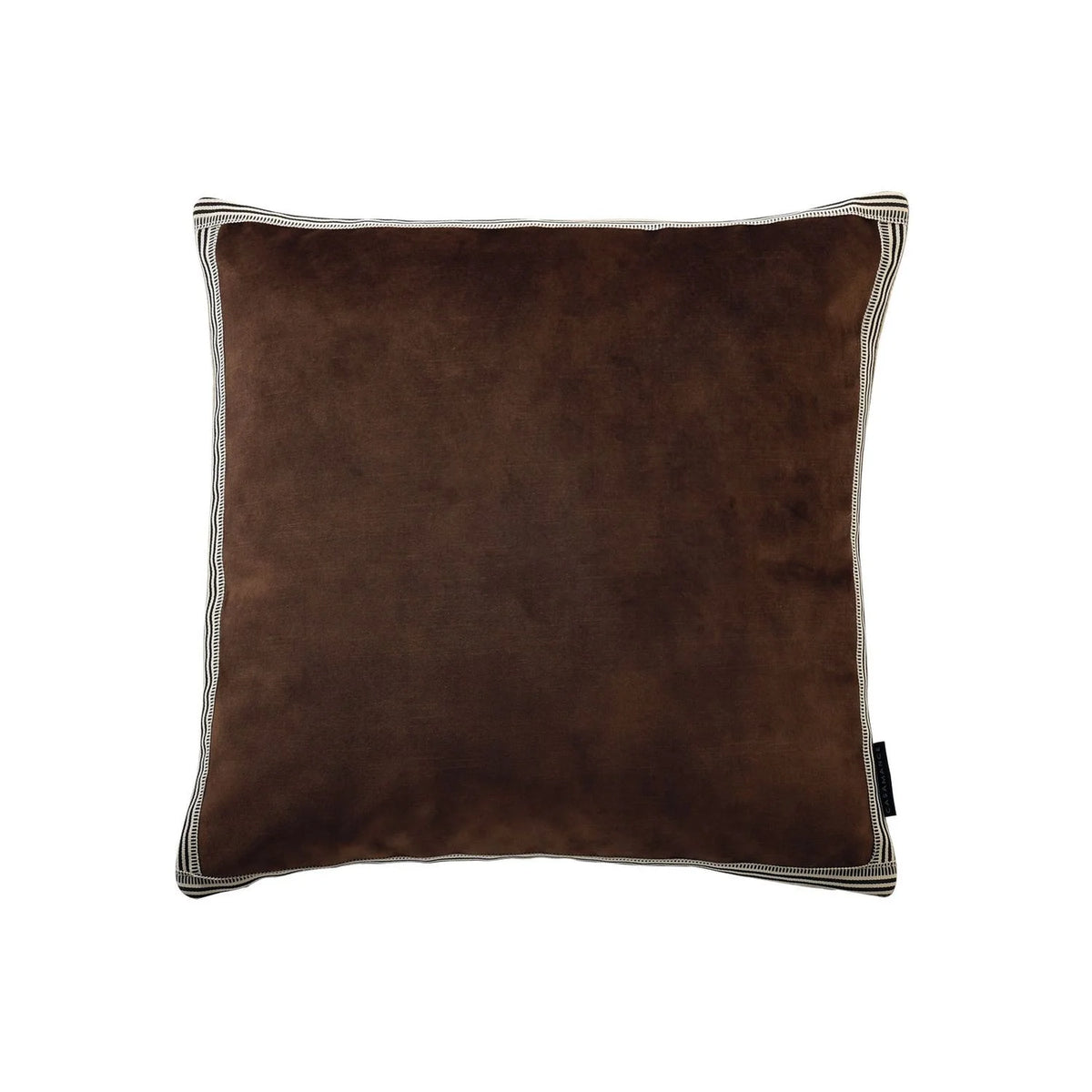 Casamance Manade cushion cover — Cafe