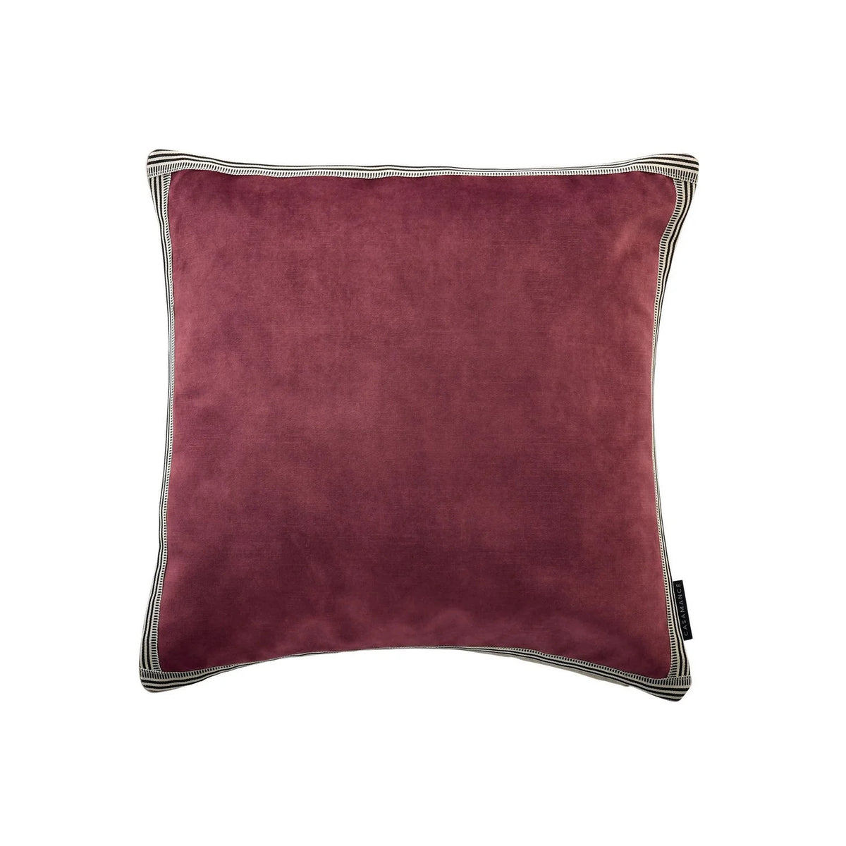 Casamance Manade cushion cover — Aubergine