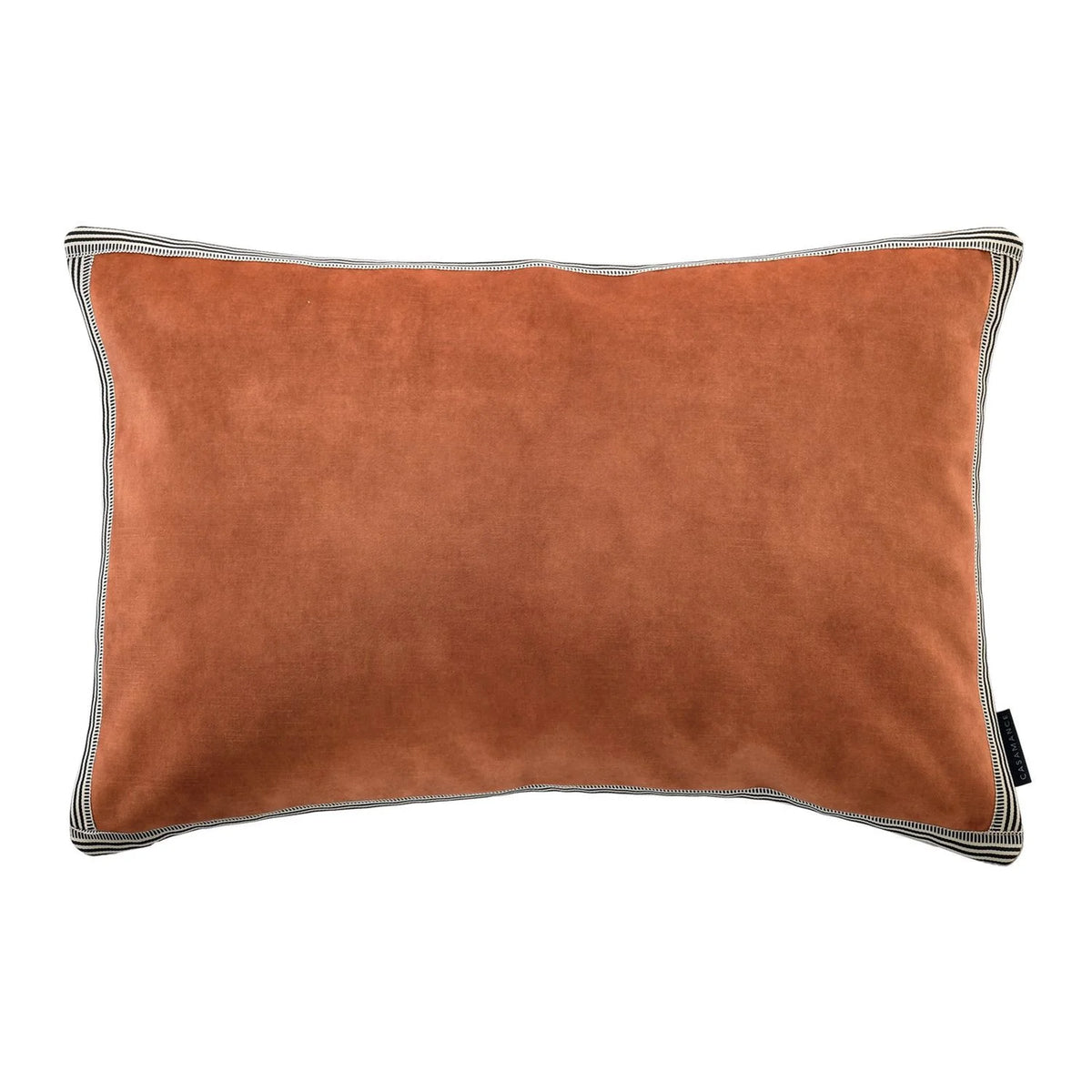 Casamance Manade cushion cover — Terre De Sienne